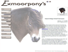 Tablet Screenshot of exmoorpony.nl